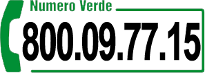 Numero verde: 800.09.77.15